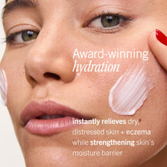 First Aid Beauty Ultra Repair Cream with colloidal oatmeal and ceramides supports moisture barrier