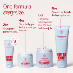 Recyclable packaging of Ultra Repair Cream and its skin-safe formula.