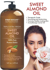 First Botany Almond Oil is 100% natural and cosmetic-grade for daily beauty.