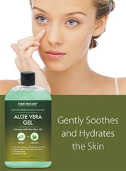 First Botany Aloe Vera Gel for acne-prone skin with lightweight hydration