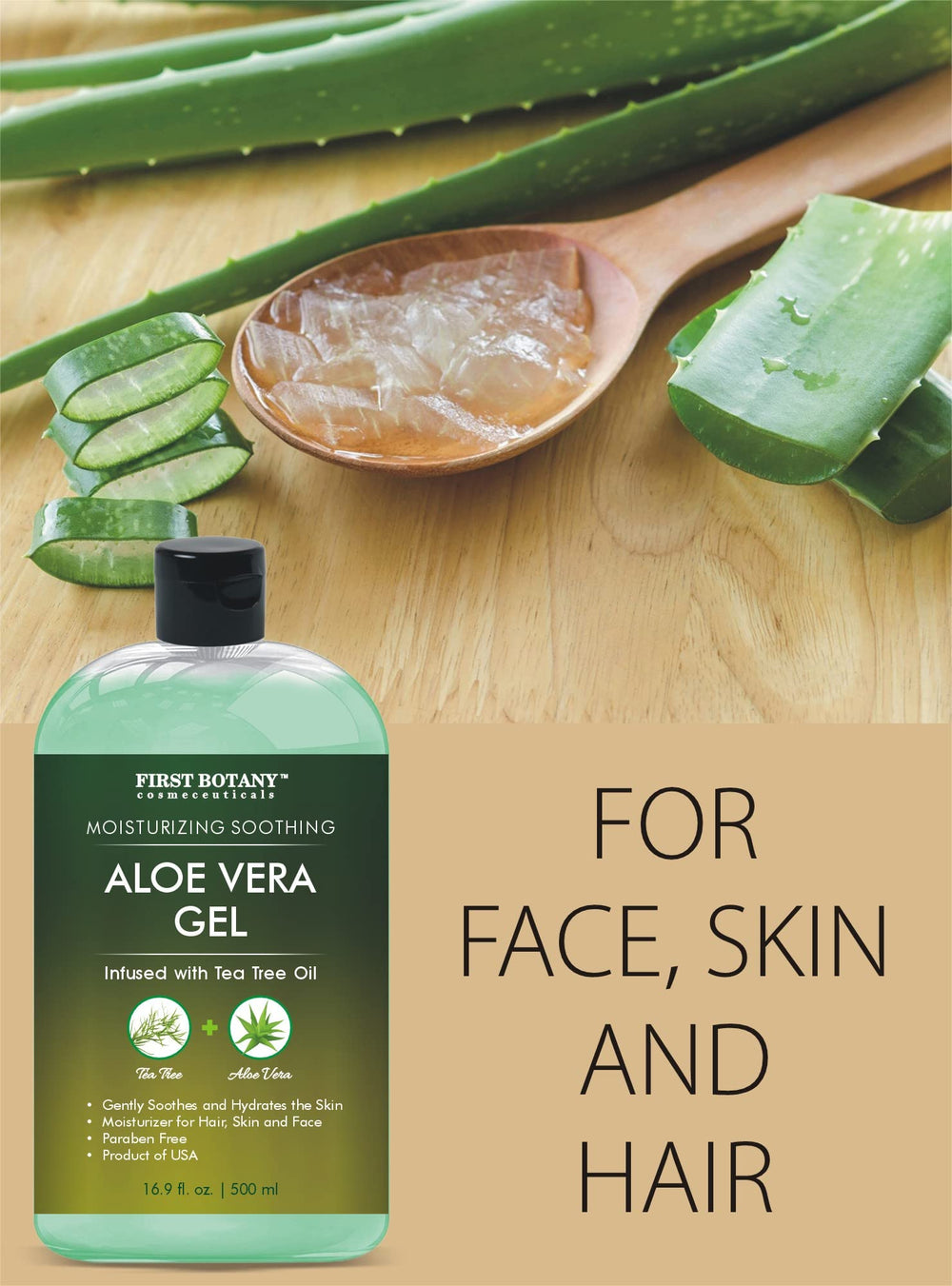 First Botany Aloe Vera Gel gentle eye-area gel with hydration