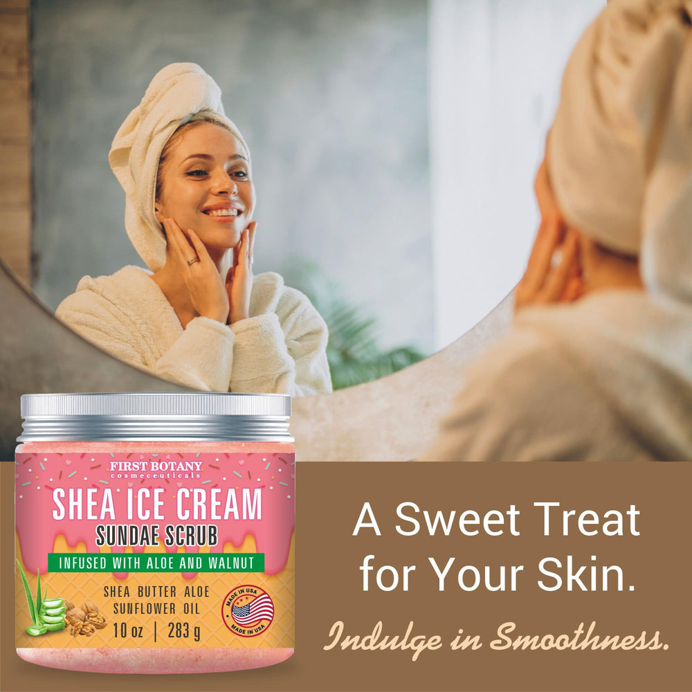 First Botany Body Scrub is cruelty-free and sulfate-free for gentle skincare.