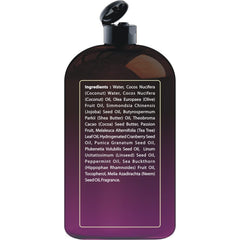 First Botany Body Wash foamy lather in hand for a clean, moisturizing cleanse.