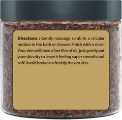 First Botany Coffee Scrub dead sea salt detail for textured exfoliation