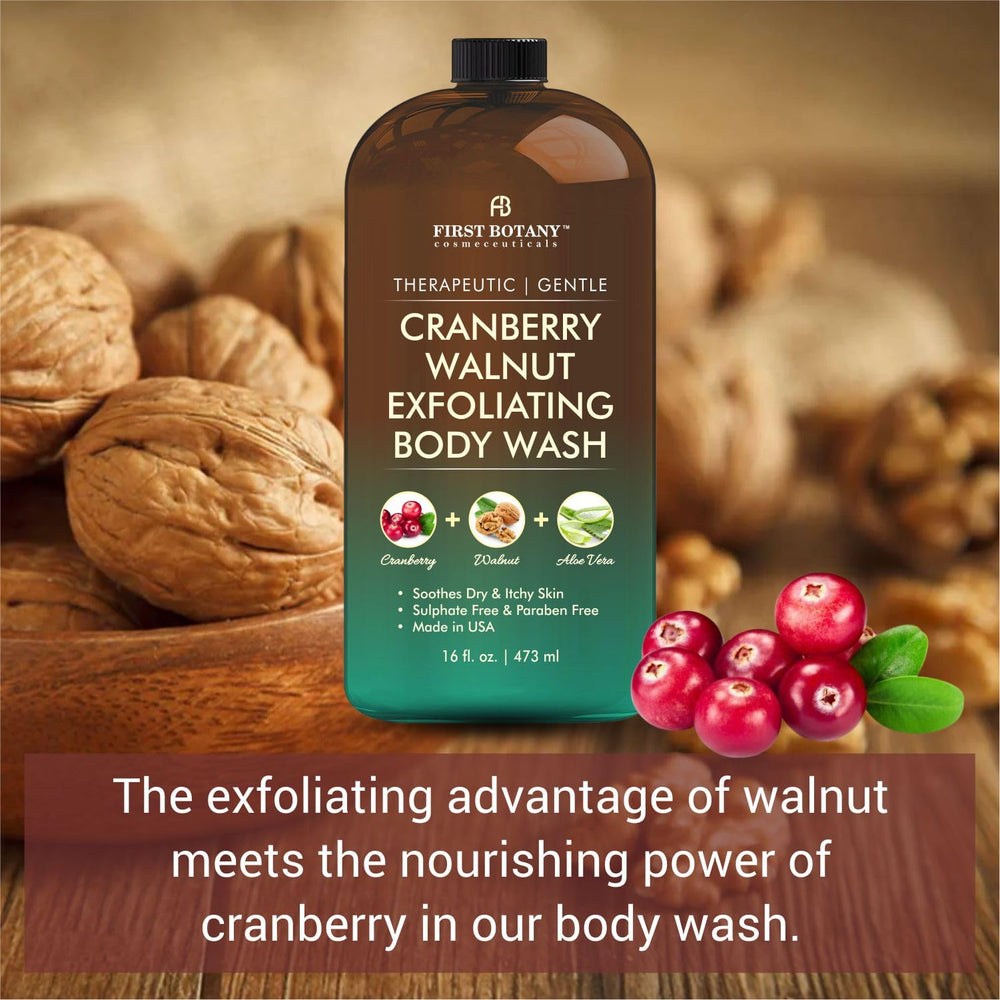 First Botany shower-scene emphasizes Cranberry Walnut aroma for a spa-like start