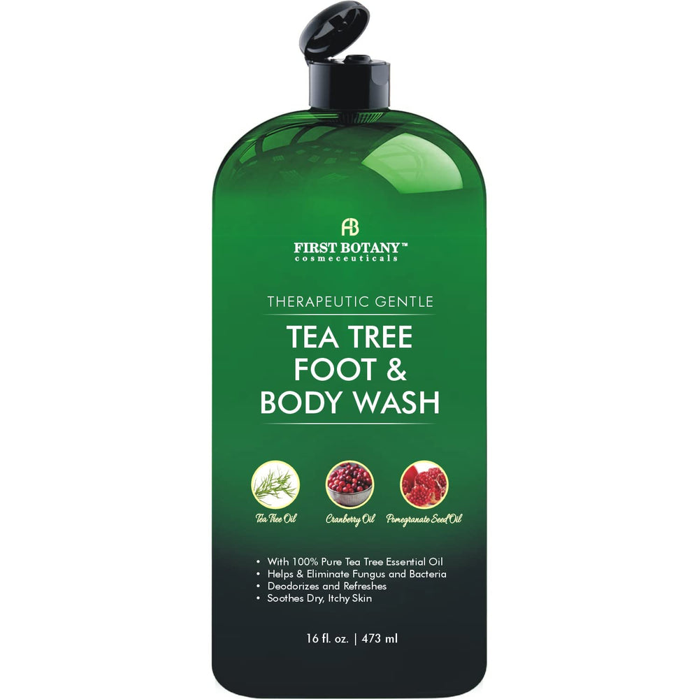 First Botany Tea Tree Body Wash bottle for refreshing cleansing and odor control