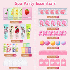 Firstfly spa skincare set foot bath bombs, fizzing scent for a relaxing spa moment