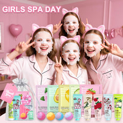 Firstfly spa skincare set hand cream for girls, keeps hands soft during sleepovers