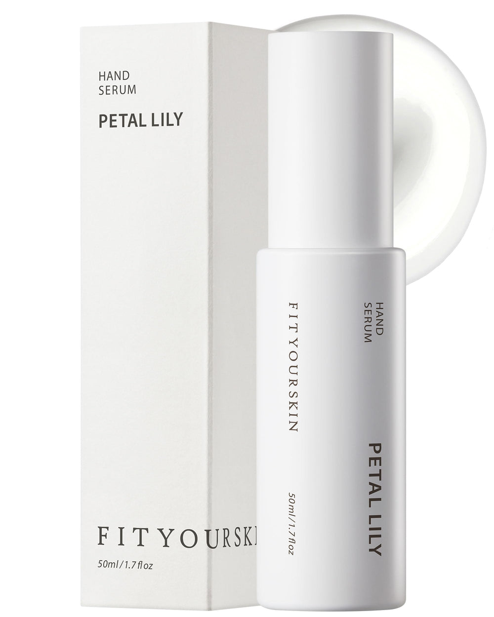 FIT YOUR SKIN Petal Lily Serum bottle delivering fast, non-greasy hydration