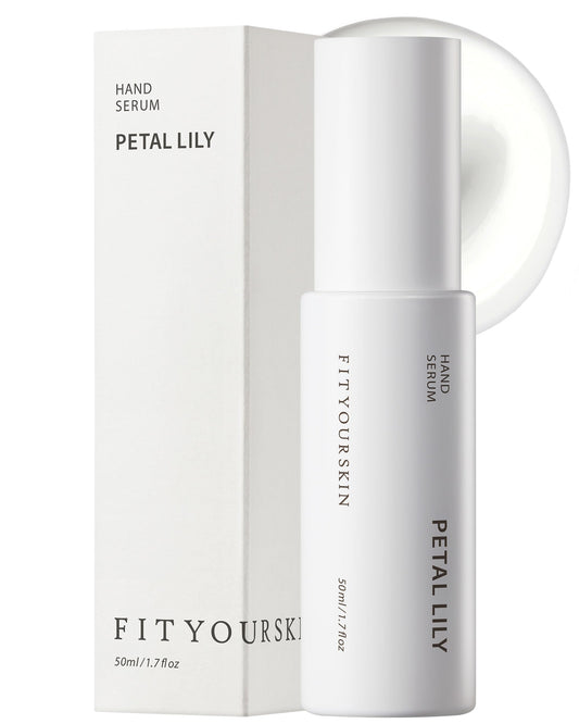 FIT YOUR SKIN Petal Lily Serum bottle delivering fast, non-greasy hydration