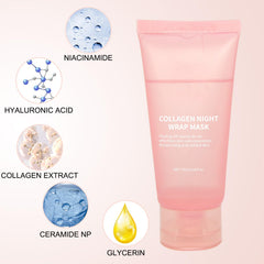Fitbuter skin-firming hydration visualization implies improved elasticity during sleep.