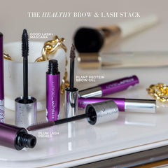 FITGLOW Brow Gel close-up on defined, healthy-looking brows.