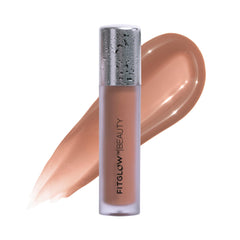 FITGLOW Lip Colour Serum hero shot highlighting hydrated lips with a glossy finish.