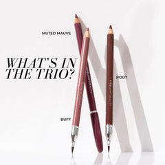 FITGLOW Buff lip liner swatch for natural, seamless blend.
