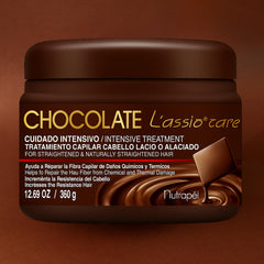 Five Brothers Nutrapel L'assio Care dry-hair-solution demonstrates deep hydration and repair.