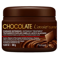 Five Brothers Nutrapel L'assio Care keratin treatment jar promotes lasting moisture for smooth hair.