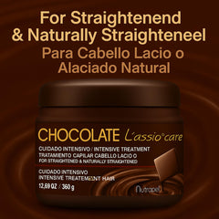 Five Brothers Nutrapel L'assio Care smooth hair showcases frizz control and natural shine.