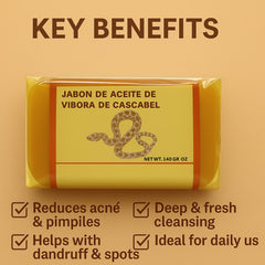 Five Brothers Rattlesnake Soap bar after rinse leaving clean, comfortable skin