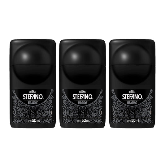 Five Brothers Stefano Black deodorant bottle delivers long-lasting freshness.