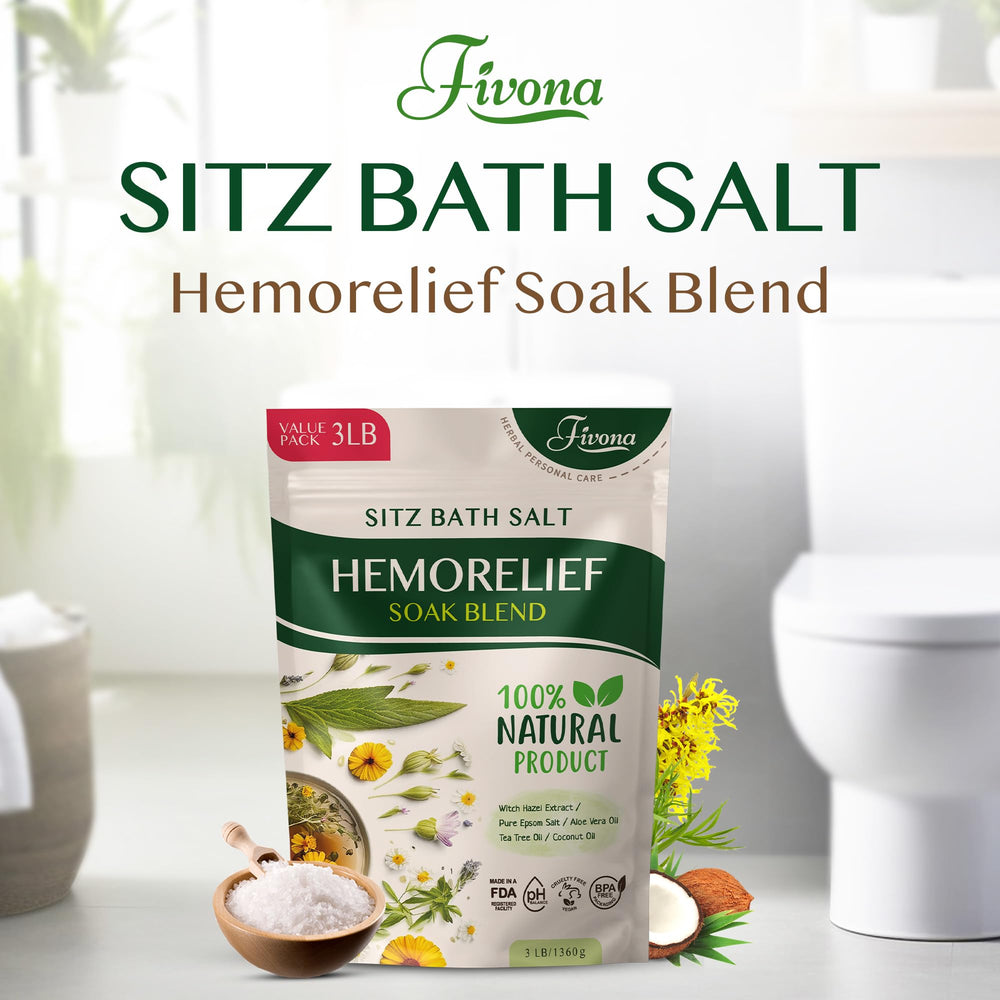 FIVONA Sitz Bath Salts vegan and cruelty-free care option