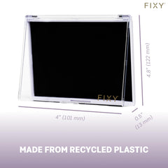 FIXY depot and organize layout helps condense powders into a compact travel case.
