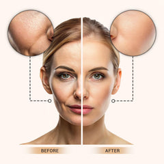 Flawless Radiance LX Blend Bye Bye Foundation swatch demonstrates full coverage without heaviness.