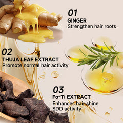 Close-up of FLEXQW ginger extract highlighting natural scent.