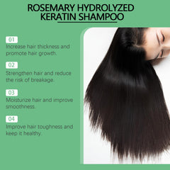 FLEXQW Rosemary Shampoo lather close-up showing rich cleansing