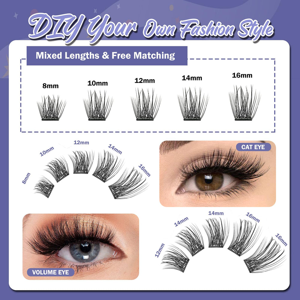 FLOMAZE reusable lashes offer multiple wear cycles.