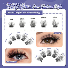 FLOMAZE reusable lashes offer multiple wear cycles.