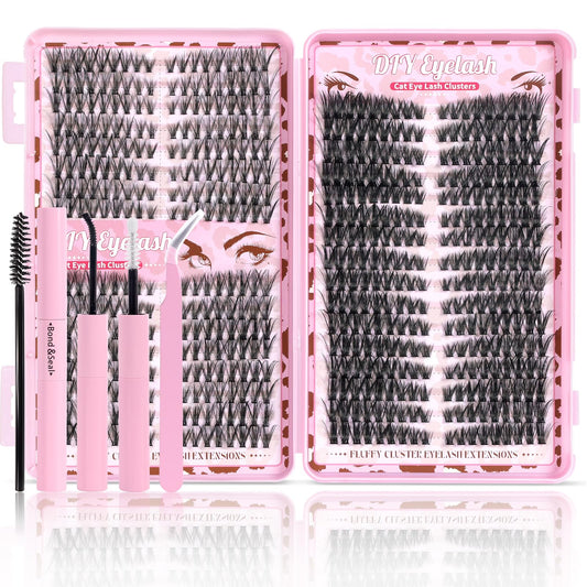 Floranest Lash Clusters Kit 560pcs—DIY salon-quality results at home.