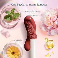 FLORASIS Celestial Luster Lip Gloss layers from sheer to plump for volumized lips