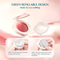 Florasis Dewy Touch Lip Balm Frosted Camellia delivers garnet red hydration
