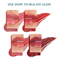 Florasis compact lip balm for on-the-go hydration and color