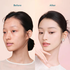 Florasis Flawless Jade cushion shade N30 Bathing Beauty swatch on medium skin.