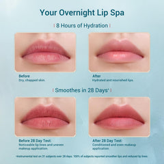 FLORASIS lip balm tube showing silky non-oily formula for daily use
