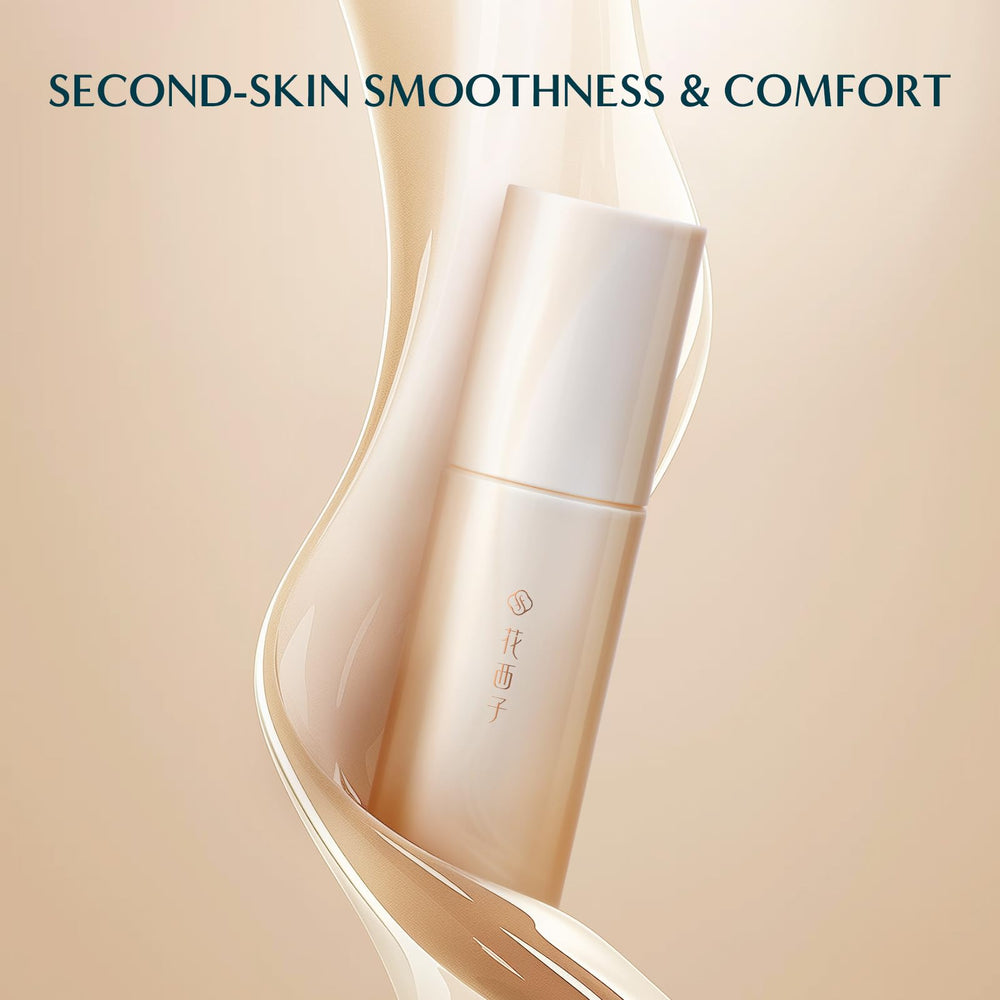 Florasis Serum Touch matte finish appearance on skin