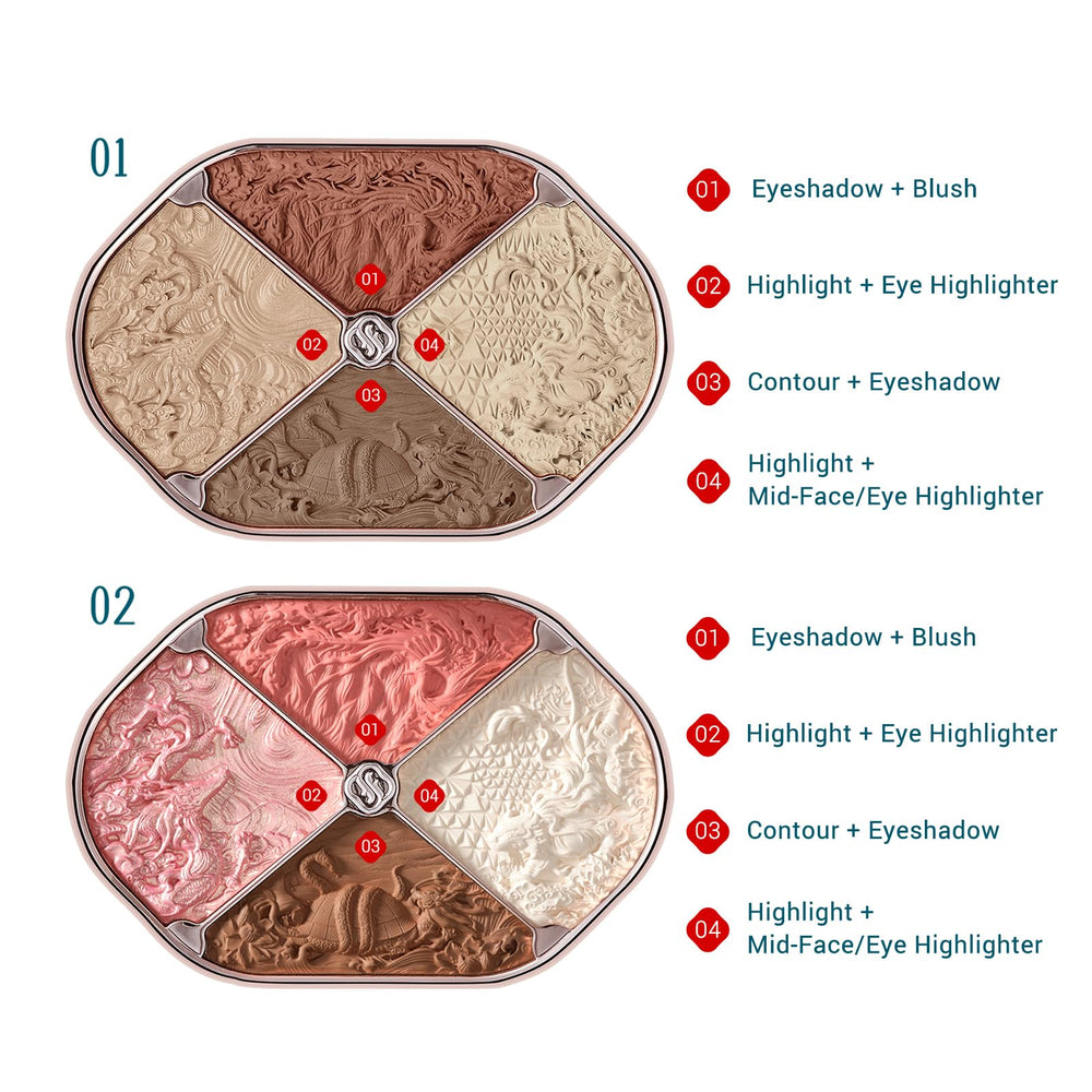 FLORASIS shimmer and sueded matte shades offer bold, buildable color payoff.