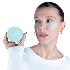 Fridge-ready cooling eye patches from Florence by Mills for refreshing mornings.