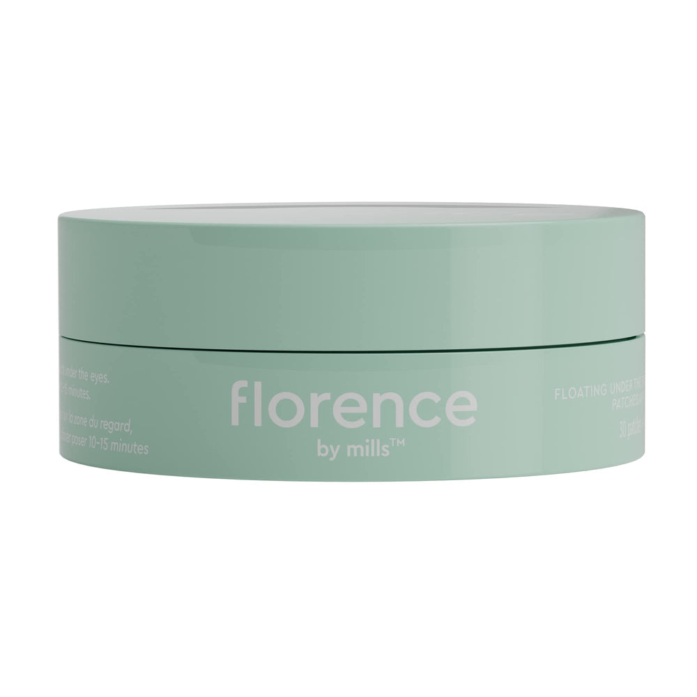 Packaging view of Florence by Mills eye gel pads for easy skincare routine.