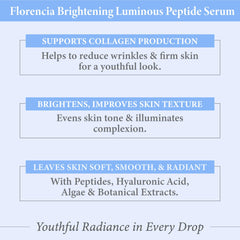 Close-up of Florencia hyaluronic acid serum texture on skin for a plump feel