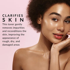 Flori Roberts Ultimate-C Clarifying Toner ingredients highlight hydration and calming effects.