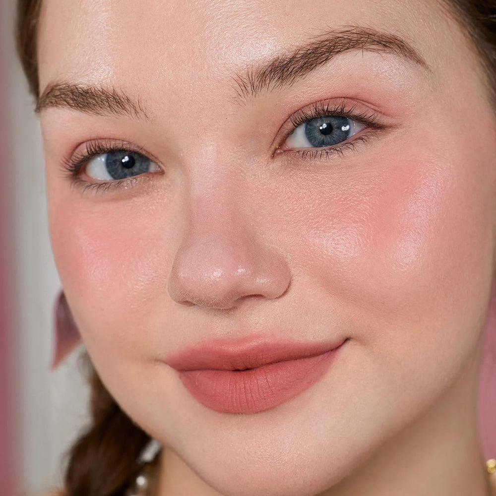 Flower Knows blurred lip lines close-up showing smoother lip appearance