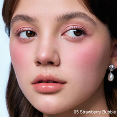 Flower Knows Hand Mirror Pink for precise makeup checks.