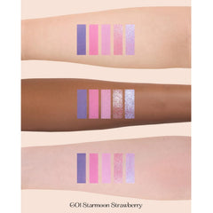 Flower Knows hydrating lip gloss close-up emphasizes non-sticky shine