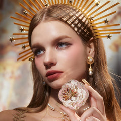 Buildable and blendable color from Flower Knows Little Angel Cream Blush