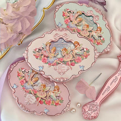 Flower Knows compact travel-friendly case with mirror for on-the-go touch-ups