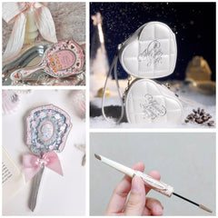 Flower Knows Mini Heart Bag Charm adds a cute personal touch to bags.
