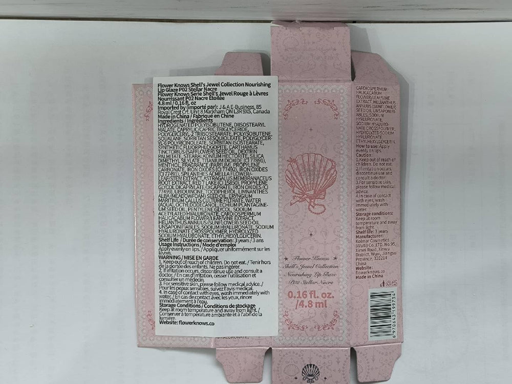 Flower Knows Lip Glaze cruelty-free formula in eco-friendly packaging