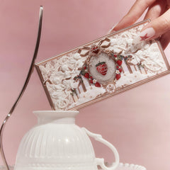 Inside of Flower Knows Strawberry Cupid Palette shows versatile neutrals for buildable looks